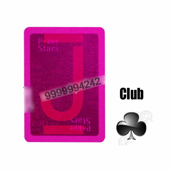 Magic Props Copag Pokerstars Plastic Invisible Cards Working With UV Contact Lenses Gambling Trick