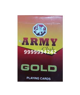 Army Gold Cheating Playing Cards