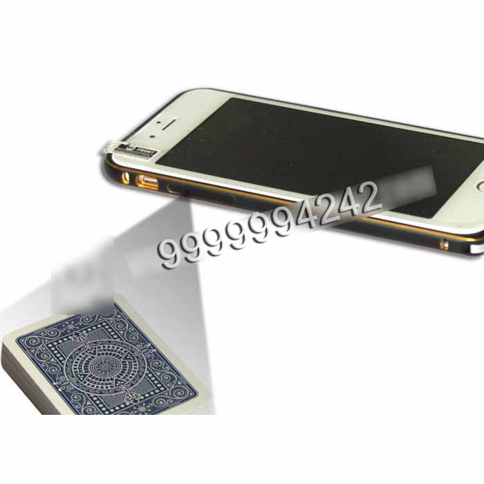 Golden Color Iphone Six Mobile Phone Camera Used In Private Cards Game